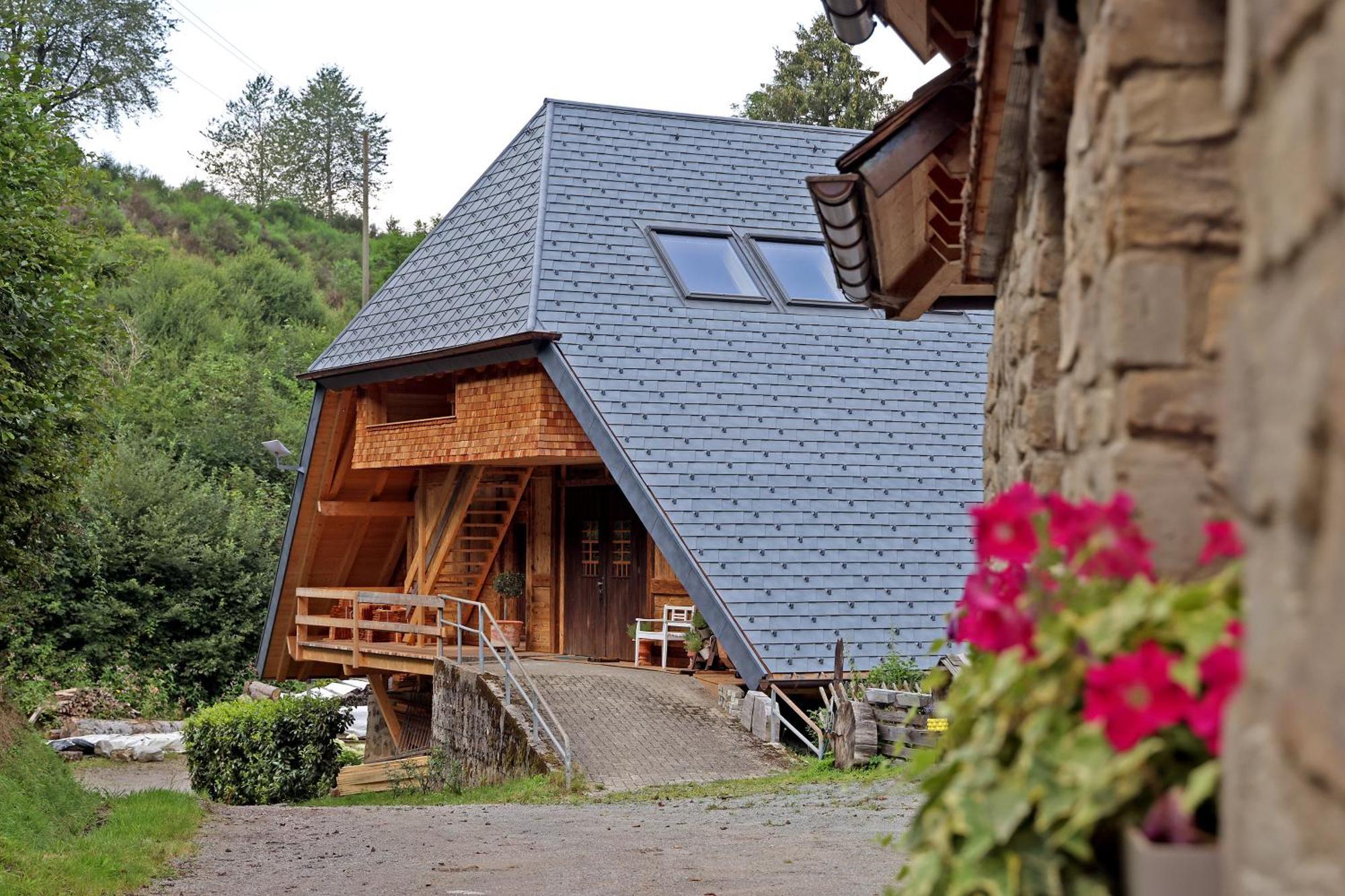 Ferienwohnung Im Loft-Style Mit Sauna Im Historischen Schwarzwaldhof Simonswald Exterior foto