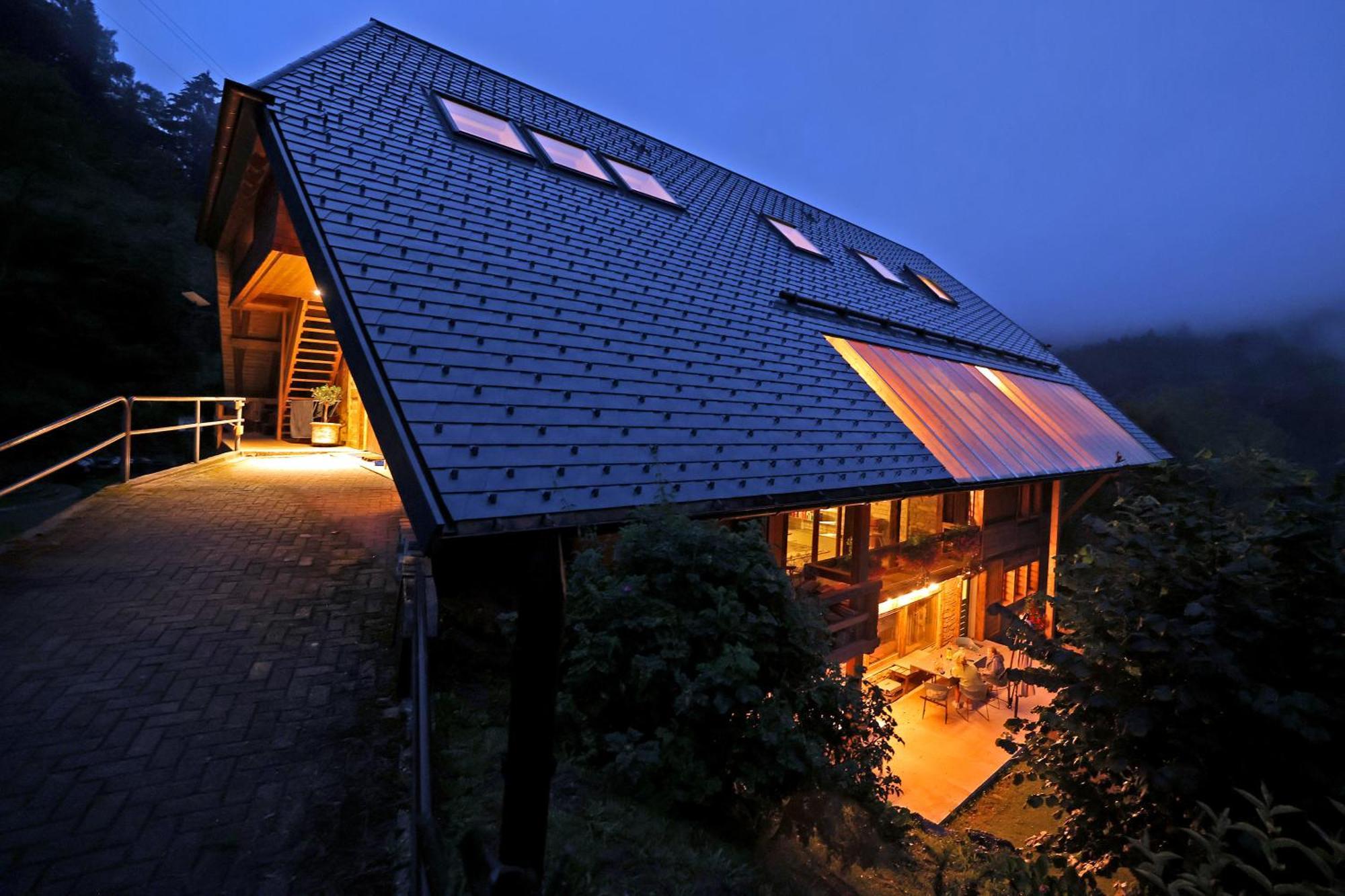 Ferienwohnung Im Loft-Style Mit Sauna Im Historischen Schwarzwaldhof Simonswald Exterior foto